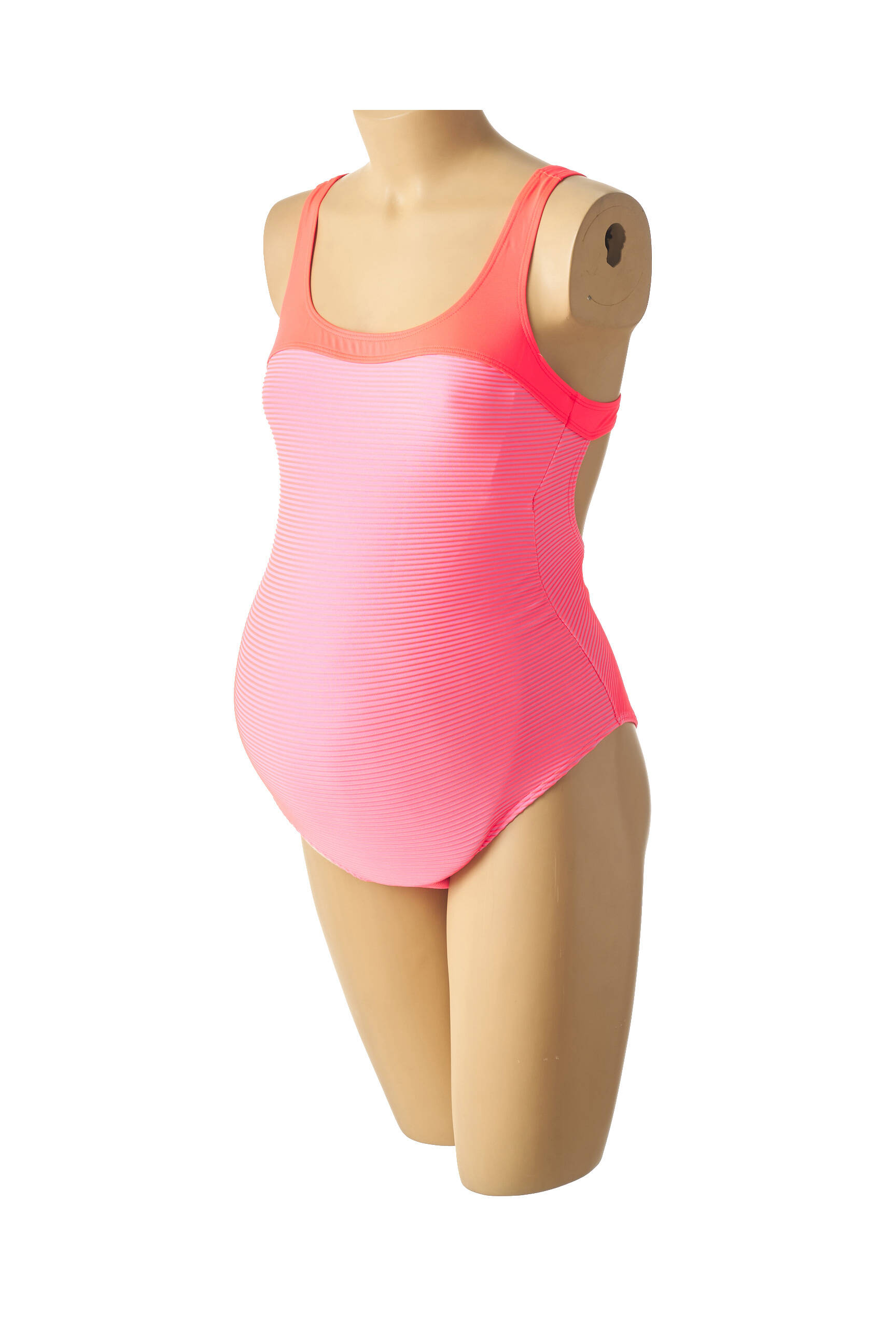 Cache Coeur Maillots2bain Maternite Femme couleur rose