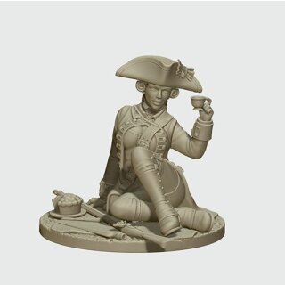 Rebecca, the Red Coat (28 mm)