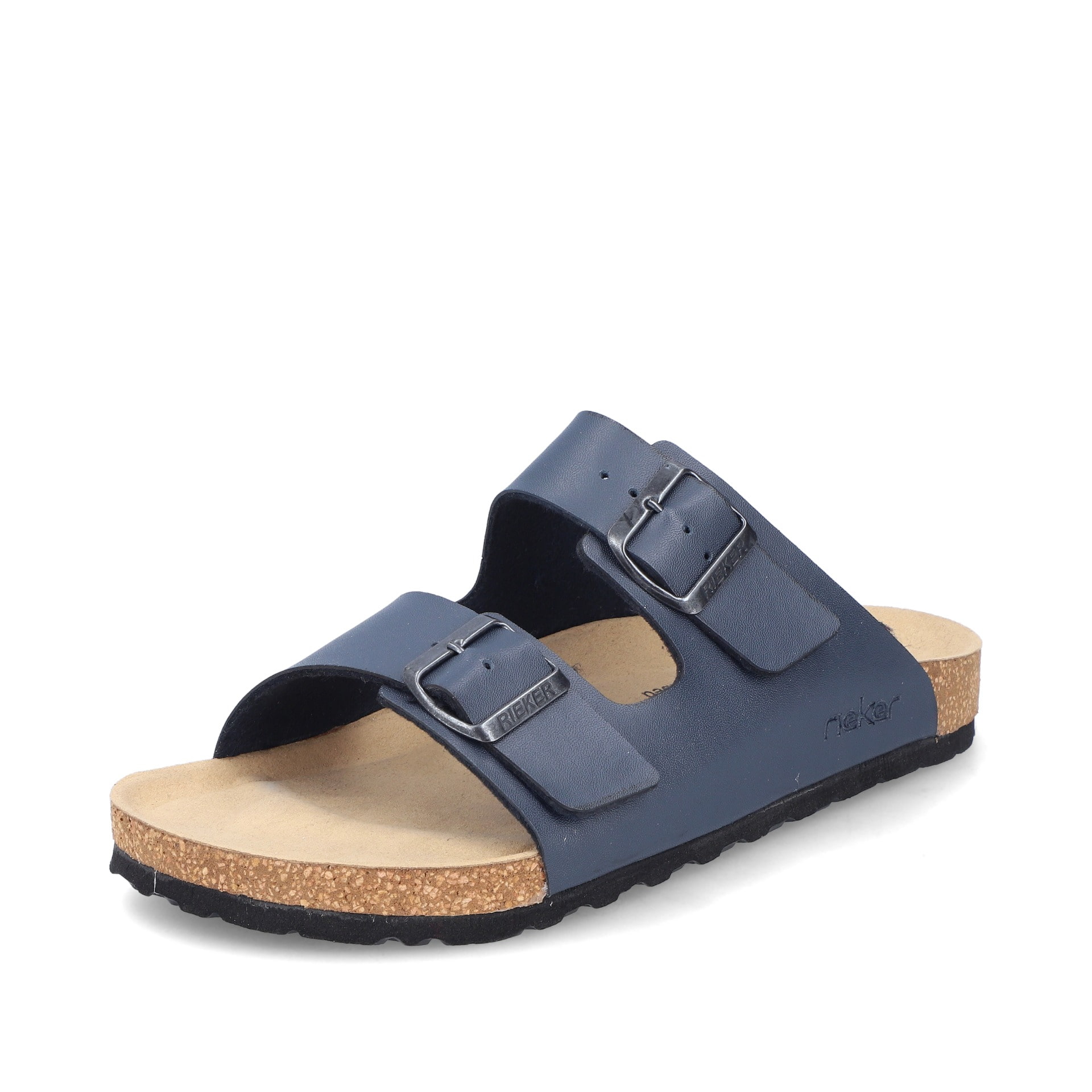 Rieker Herren Pantoletten schieferblau