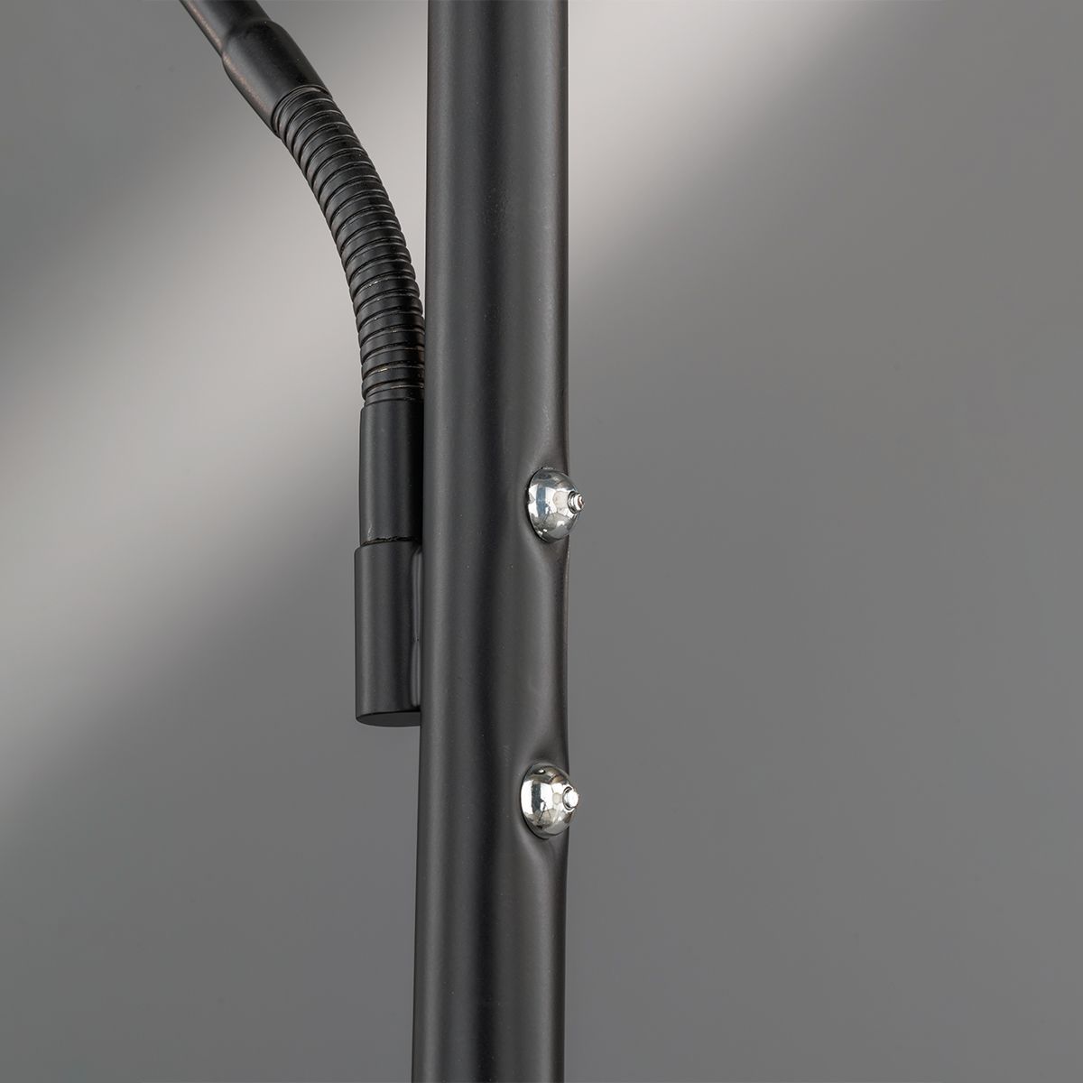 Fischer & Honsel 2-flg LED Fluter Dent-TW Schwarz