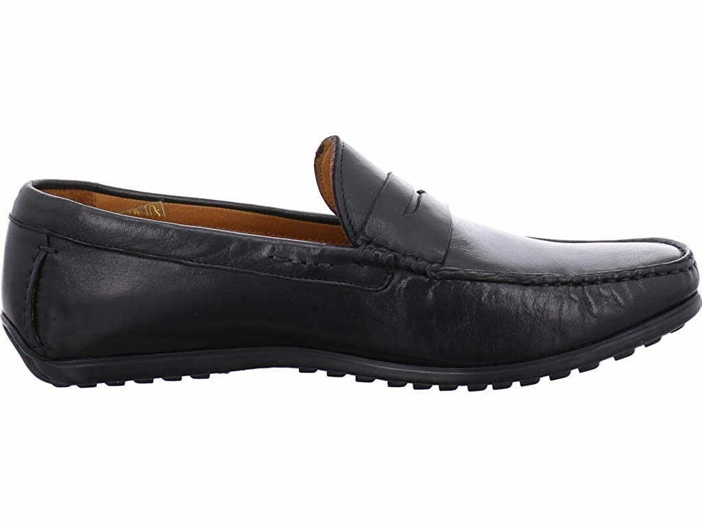 FRETZ MEN Klassische Slipper schwarz Mokassin