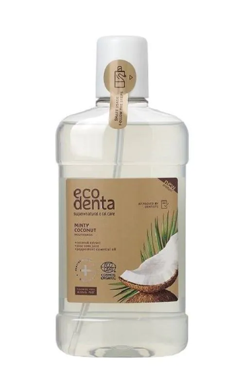 Ecodenta certificeret økologisk mint-kokos mundskyl