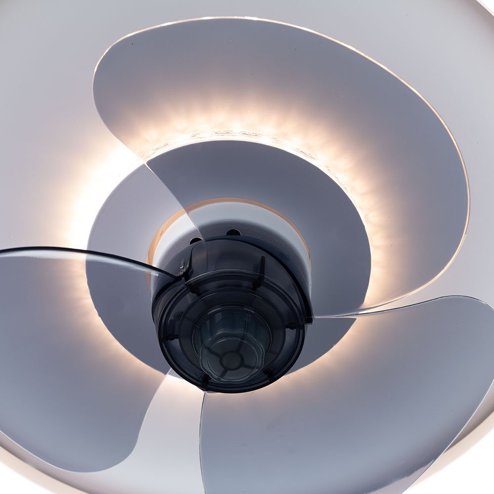 etc-shop Deckenventilator, Deckenventilator mit Licht Lampen mit Ventilator