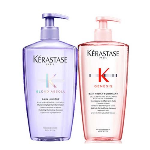 Kérastase Blond Absolu Bain Lumière & Genesis Bain Hydra-Fortifiant Set 2 x 500 ml