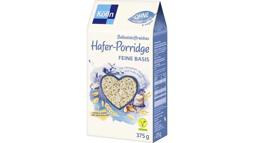 Kölln Hafer-Porridge Feine Basis 375g mit Leinsamen 375 g