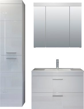 welltime Badezimmer-Set Dormoletto, (4-St), Badmöbel, 4-tlg.