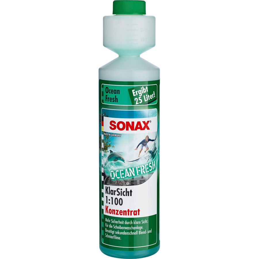 SONAX 03881410 XTREME KlarSicht 1:100 Konzentrat, Ocean-fresh, 250 ml - ATU