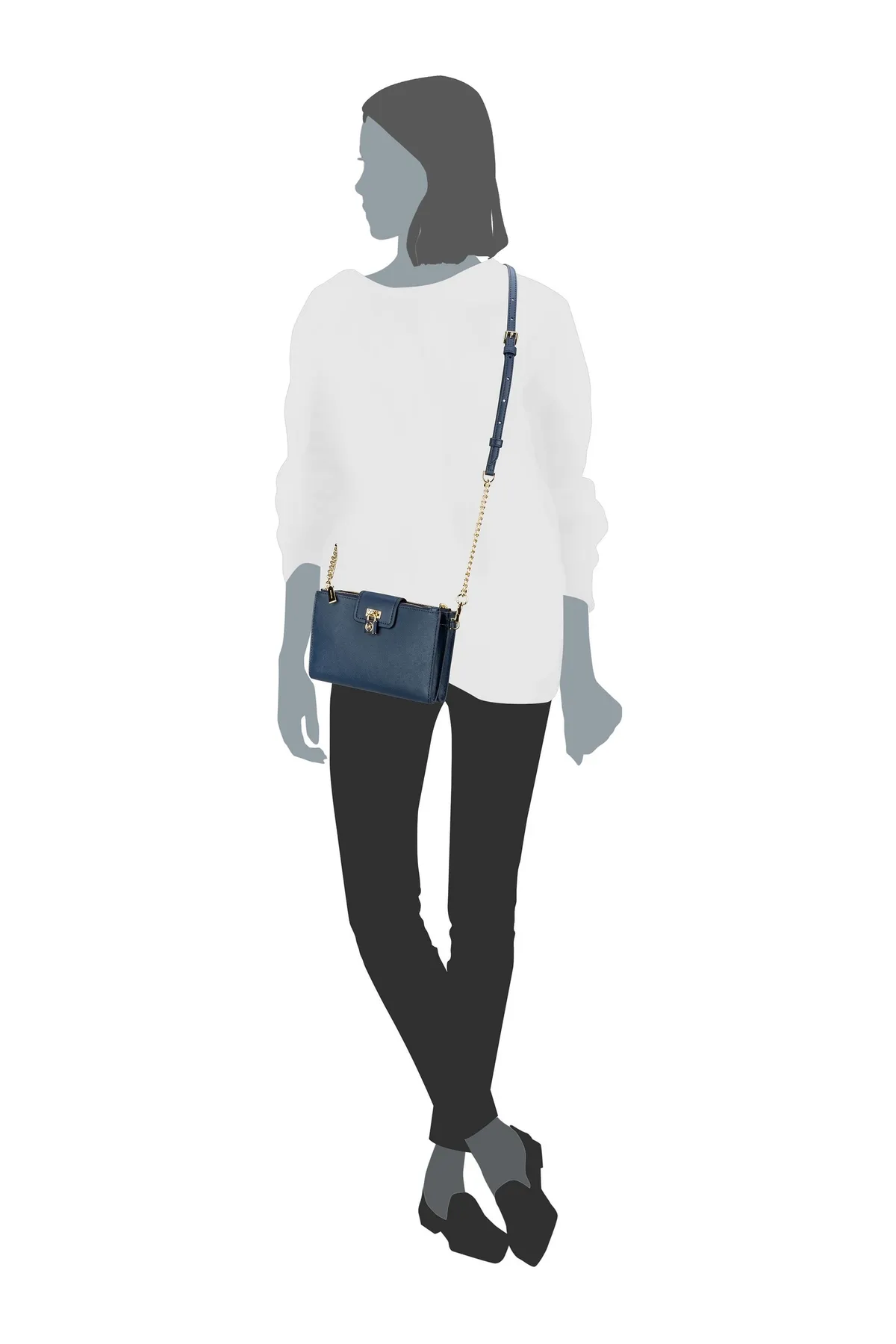 Michael Kors  Umhängetasche Ruby Small Double Zip XBody
