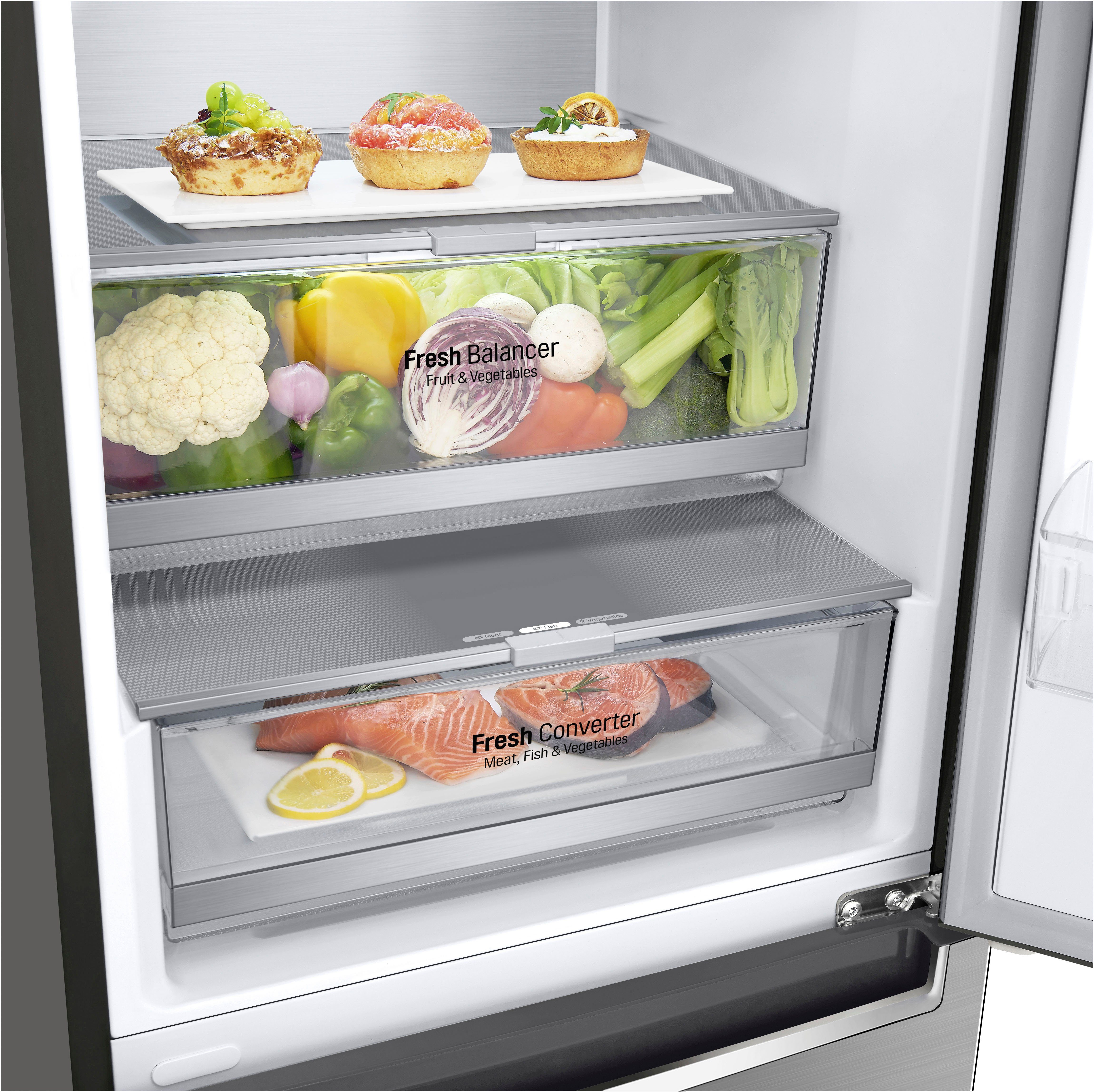 LG Kühl-/Gefrierkombination GBB72PZECN1, 203 cm hoch, 59,5 cm breit