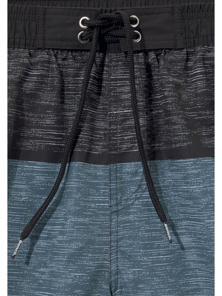 Bench Badeshorts in schwarz-blau günstig kaufen