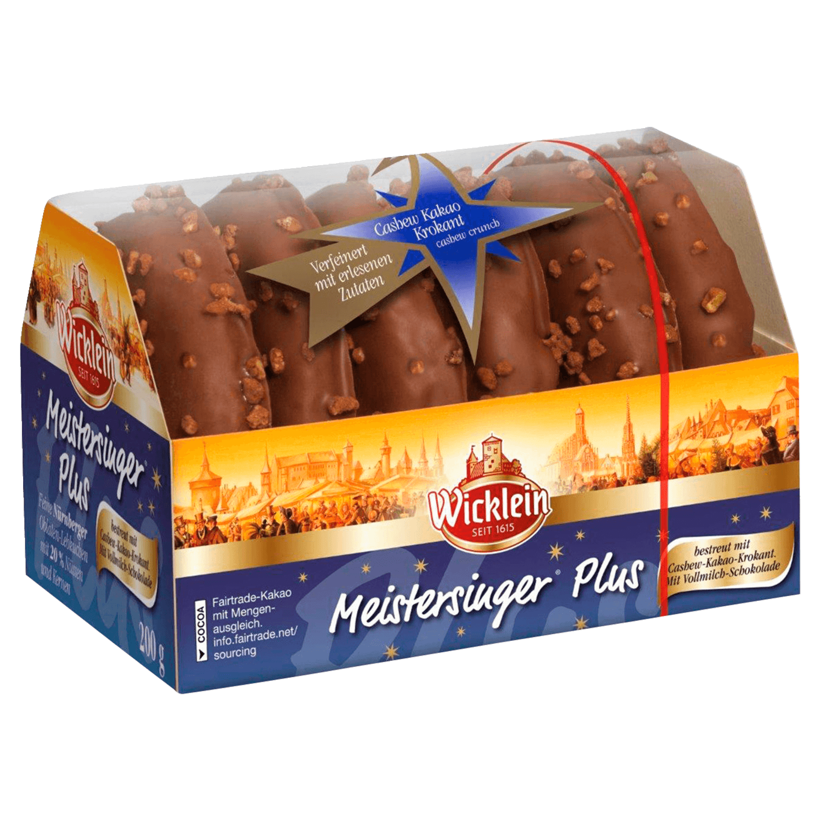 Wicklein Meistersinger Plus Lebkuchen Mandelkrokant 200g
