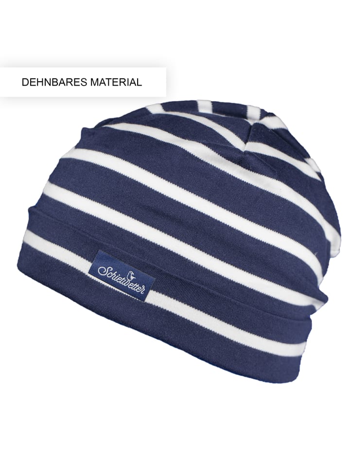 SCHIETWETTER Mütze , dehnbar, modisch, flauschig in navy-weiß günstig kaufen onesize