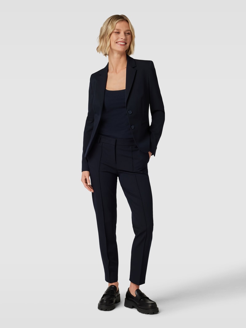 Blazer mit Paspeltaschen in marineblau