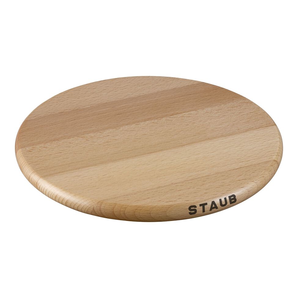 Untersetzer magnetisch 23 cm, rund, Buche