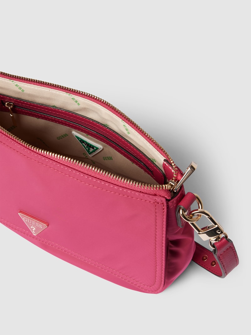 Handtasche mit Label-Details Modell 'GEMMA' in fuchsia