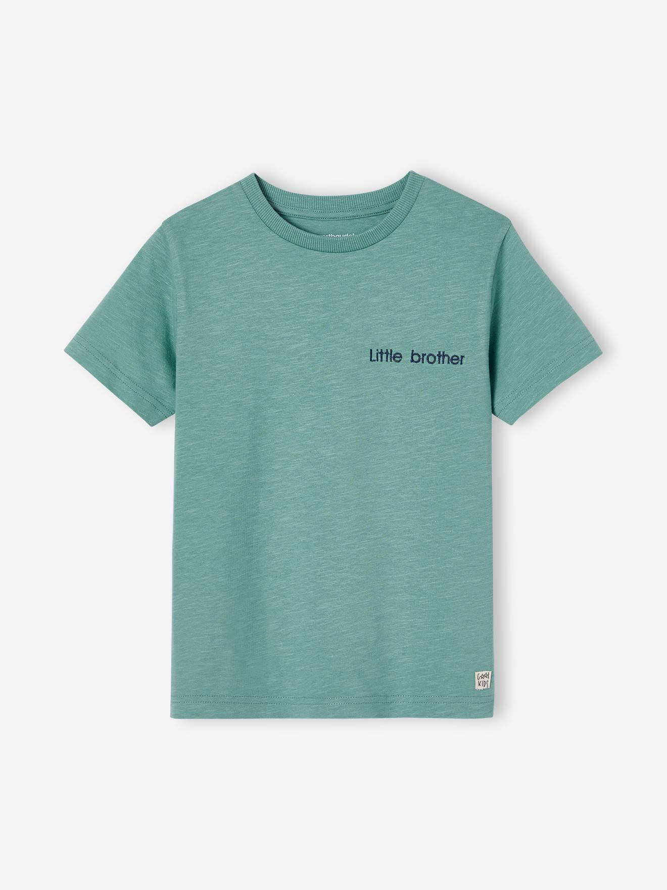 Vertbaudet Jungen T-Shirt BASIC, personalisierbar Oeko-Tex - türkis