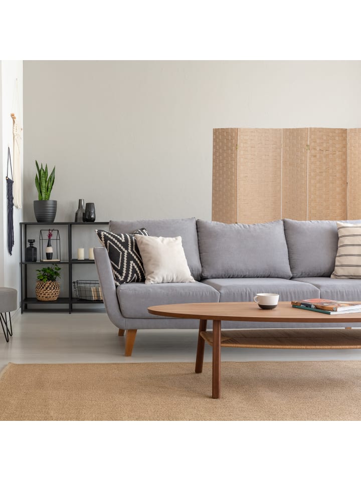 relaxdays Paravent in Natur - (B)320 x (H)170cm günstig kaufen onesize
