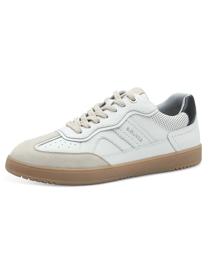 s.Oliver Sneakers in Weiß/ Beige günstig kaufen