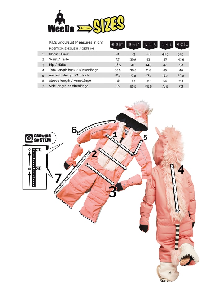 WeeDo Skioverall Monster in blue günstig kaufen 128-140