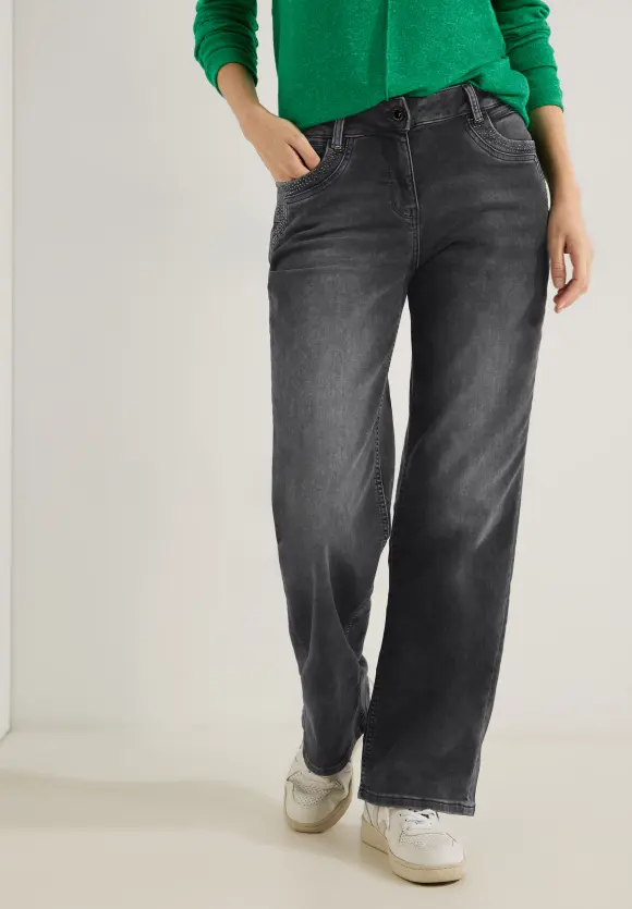 CECIL Loose Fit Culotte Jeanshose