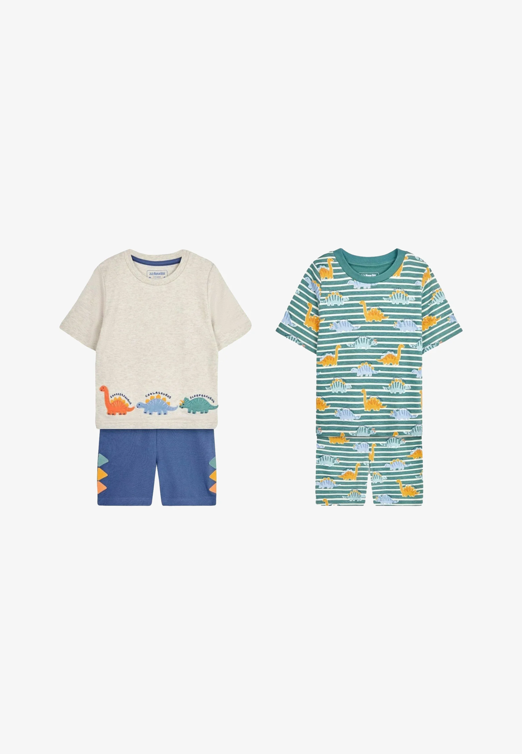 JoJo Maman Bébé 2-PACK DINOSAUR REGULAR FIT SET - Pijamas