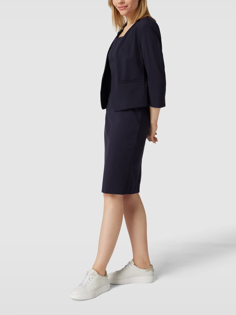 Blazer mit Hakenverschluss in marineblau
