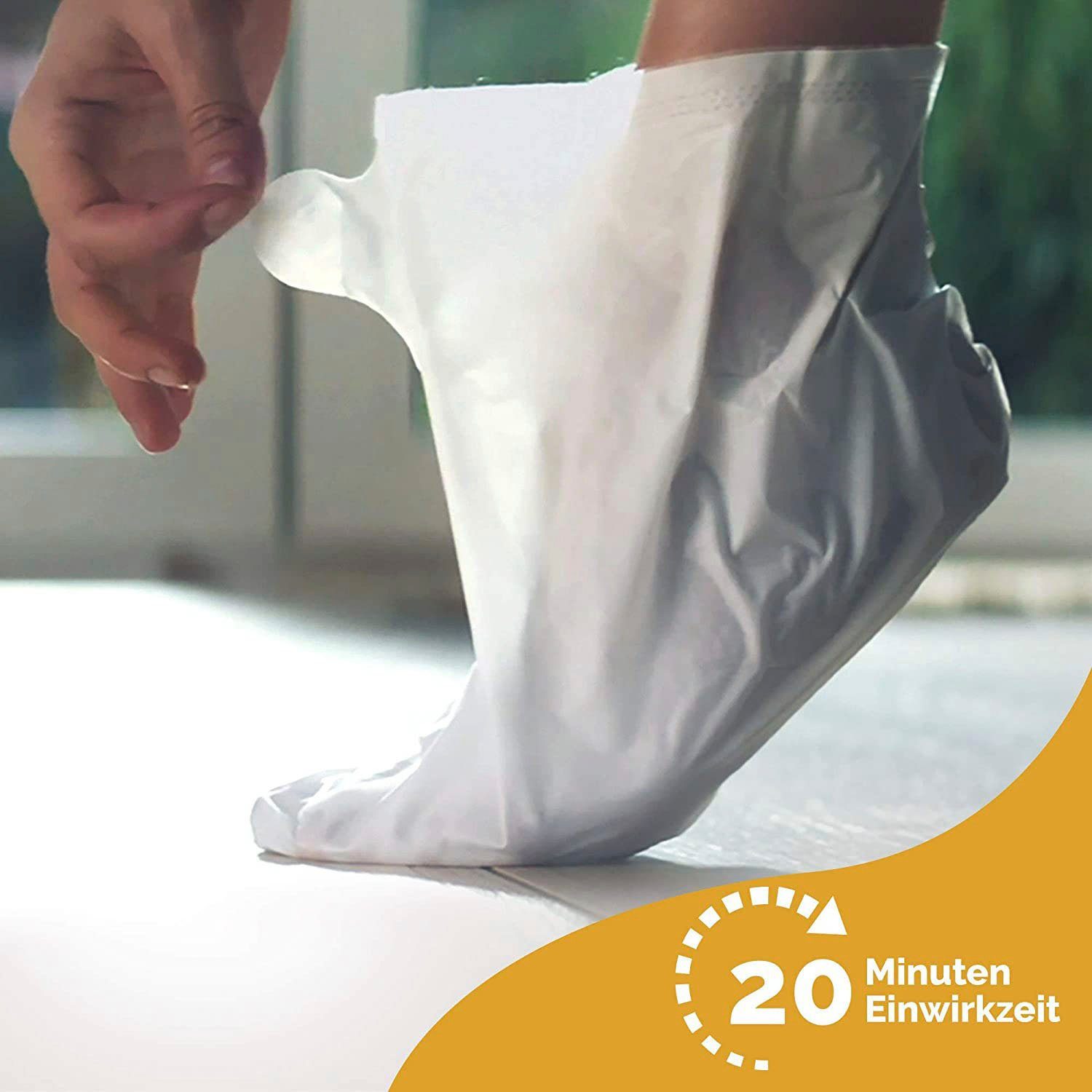 Scholl Fußmaske ExpertCare, mit 3 wertvollen Ölen in Socken intensiv pflegend