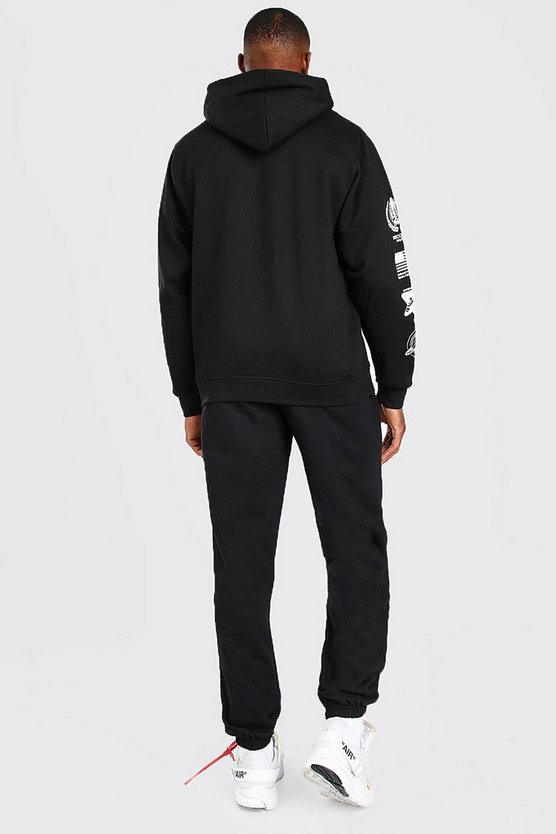 Hoodie mit lizenziertem NASA Ärmel-Print