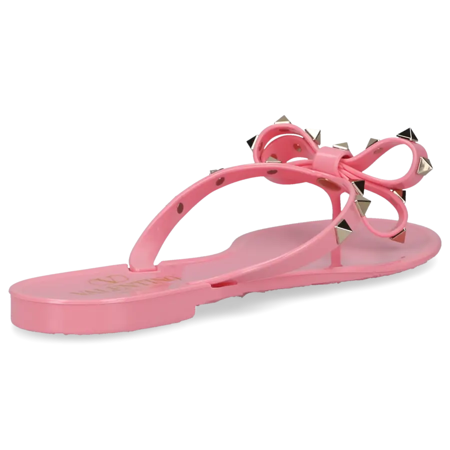 Valentino Garavani - Zehentrenner FLIPFLOPS ROCKSTUD PVC - pink