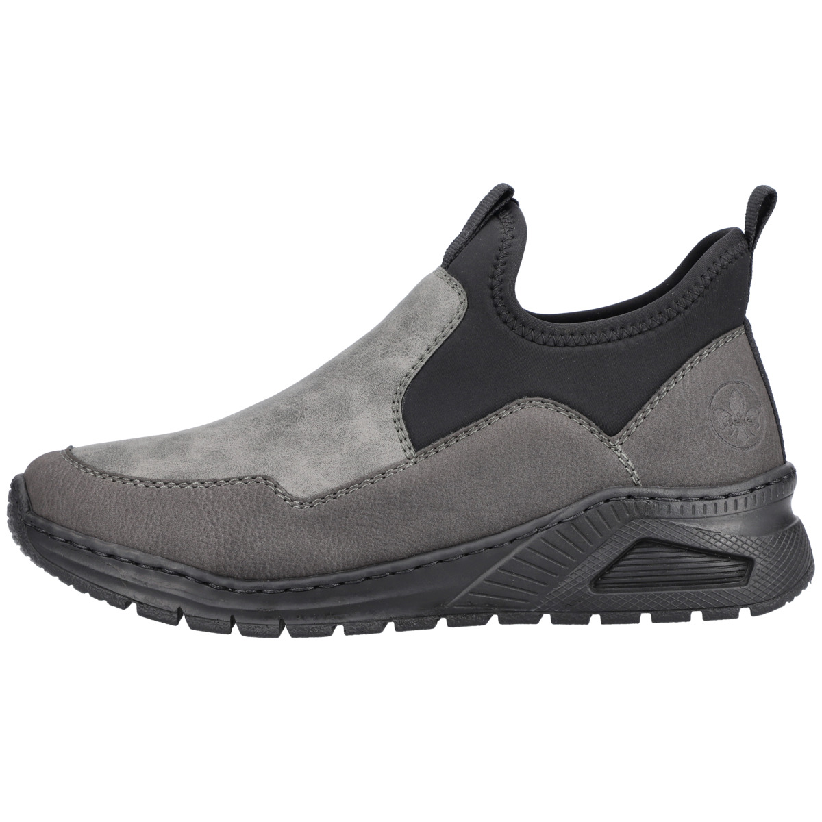 Rieker M4964 Slipper grau