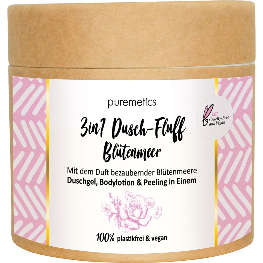 Zuckerpeeling Blütenmeer No8 3in1 Dusch-Fluff