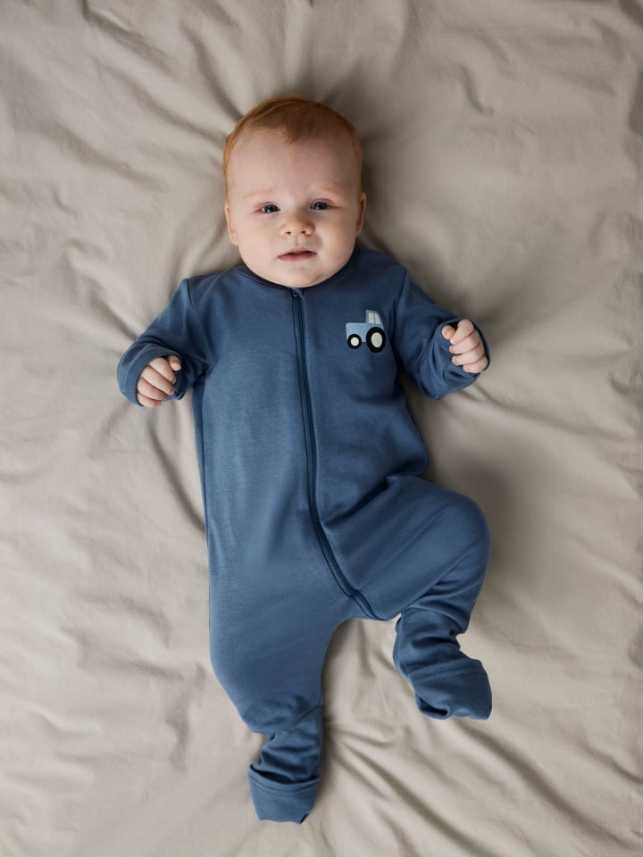 name it 2er Pack Schlafstrampler NBMNIGHTSUIT JET TRACTOR in jet stream günstig kaufen