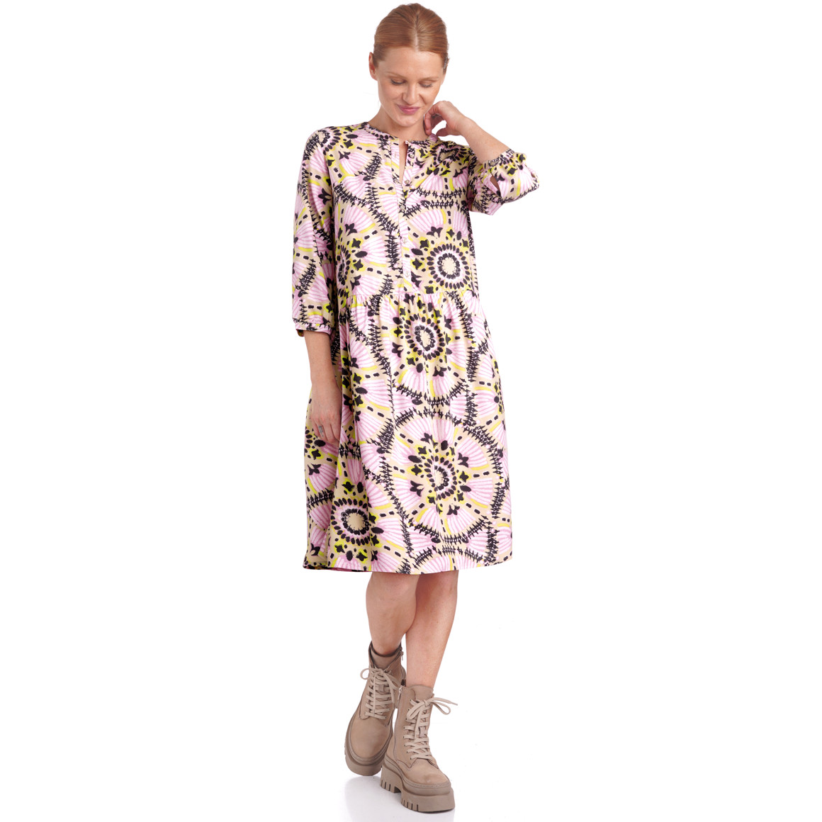 Damen Kleid mit Allover-Print