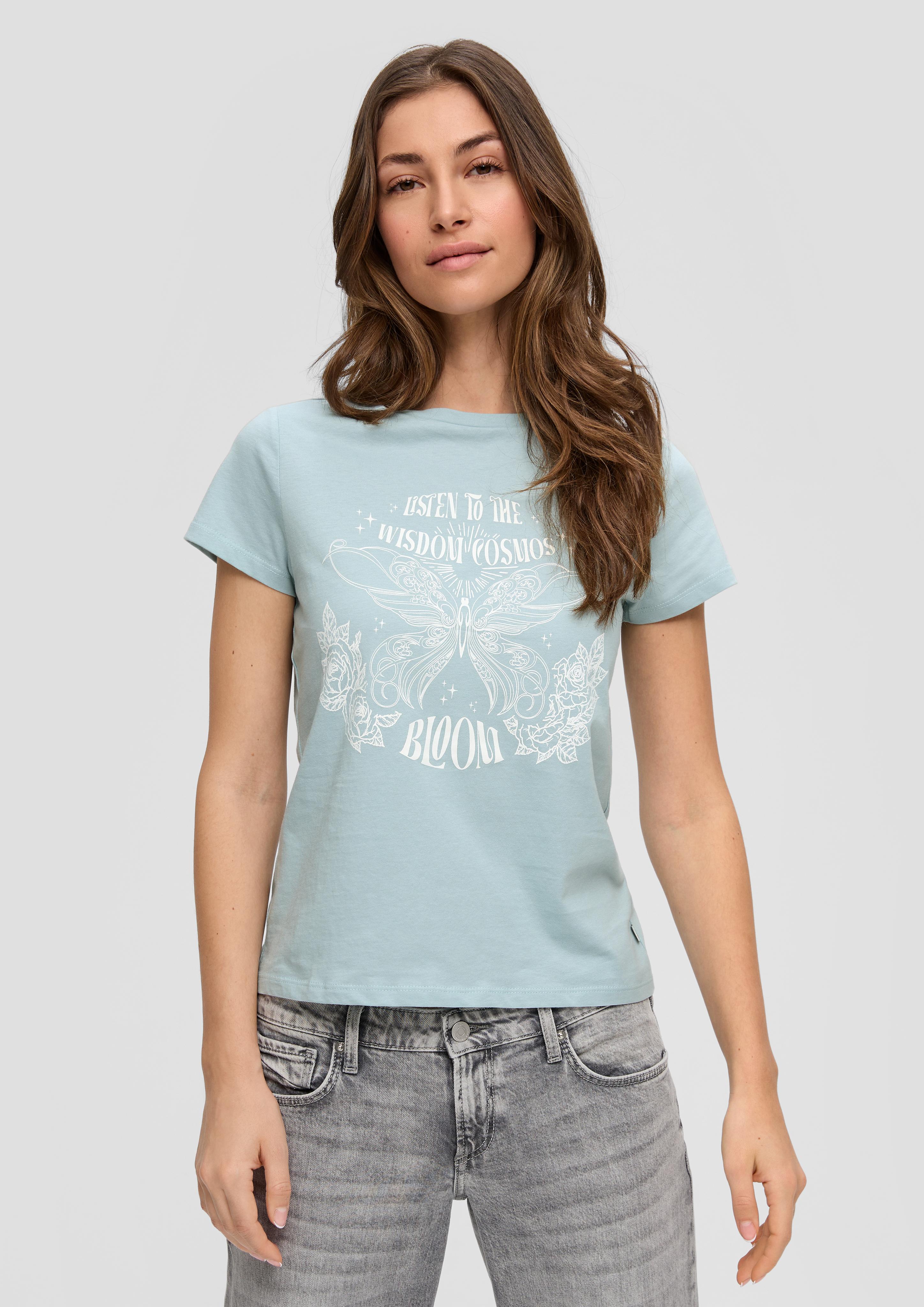 T-Shirt mit Frontprint  2144078-61D0