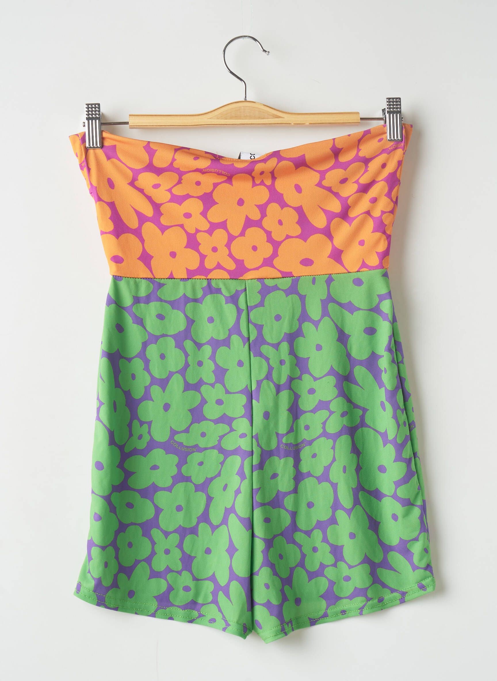 Collusion Combi Shorts Femme couleur vert