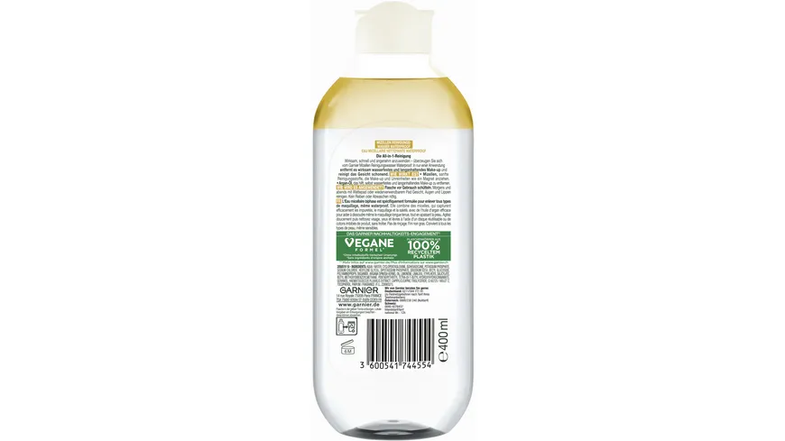 Garnier Skin Active Mizellen Reinigungswasser All-in-1 waterproof 400 ml