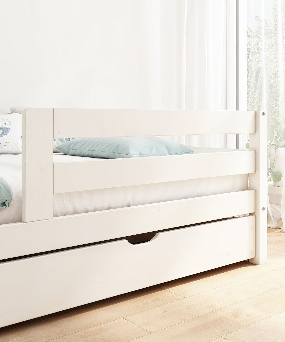 Kinderbett Kiefer K3 Weiß