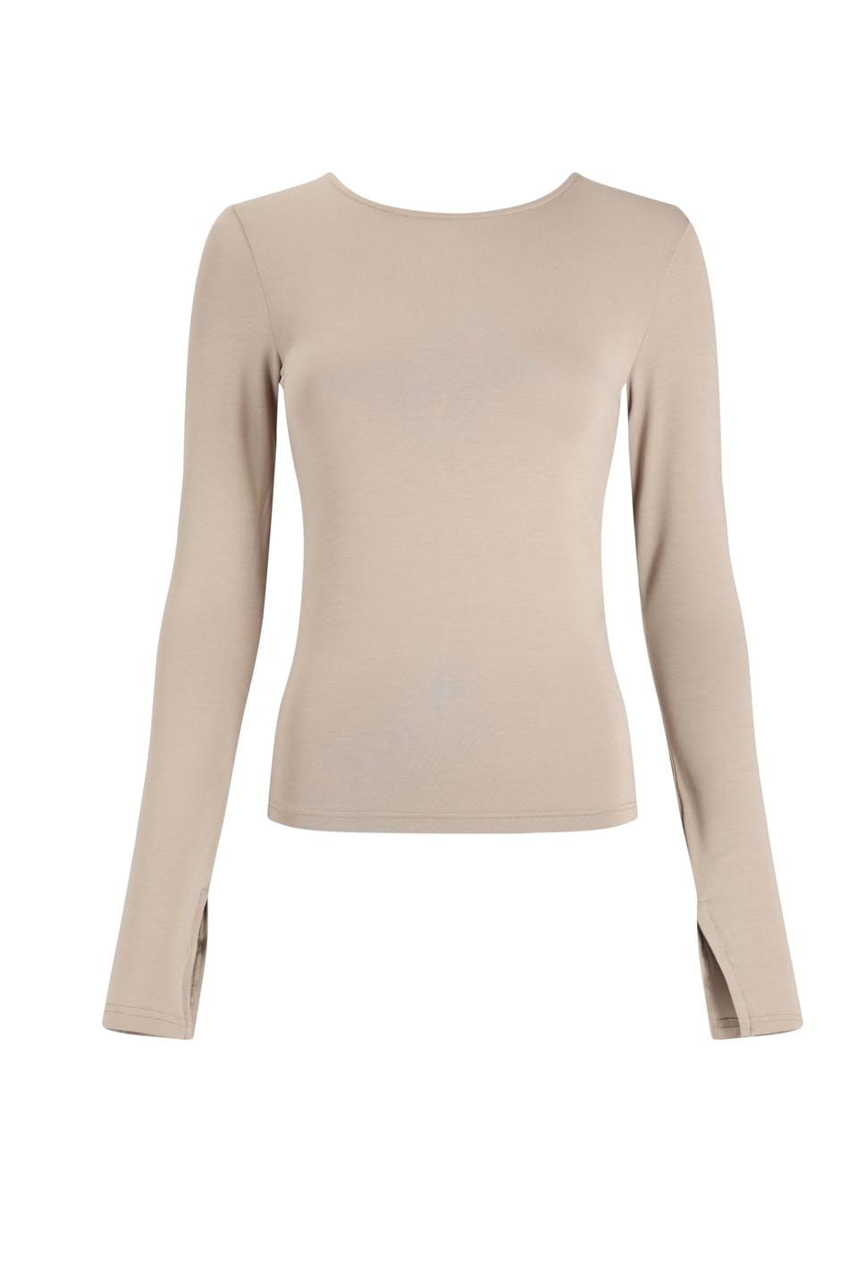 Soft touch crew neck top