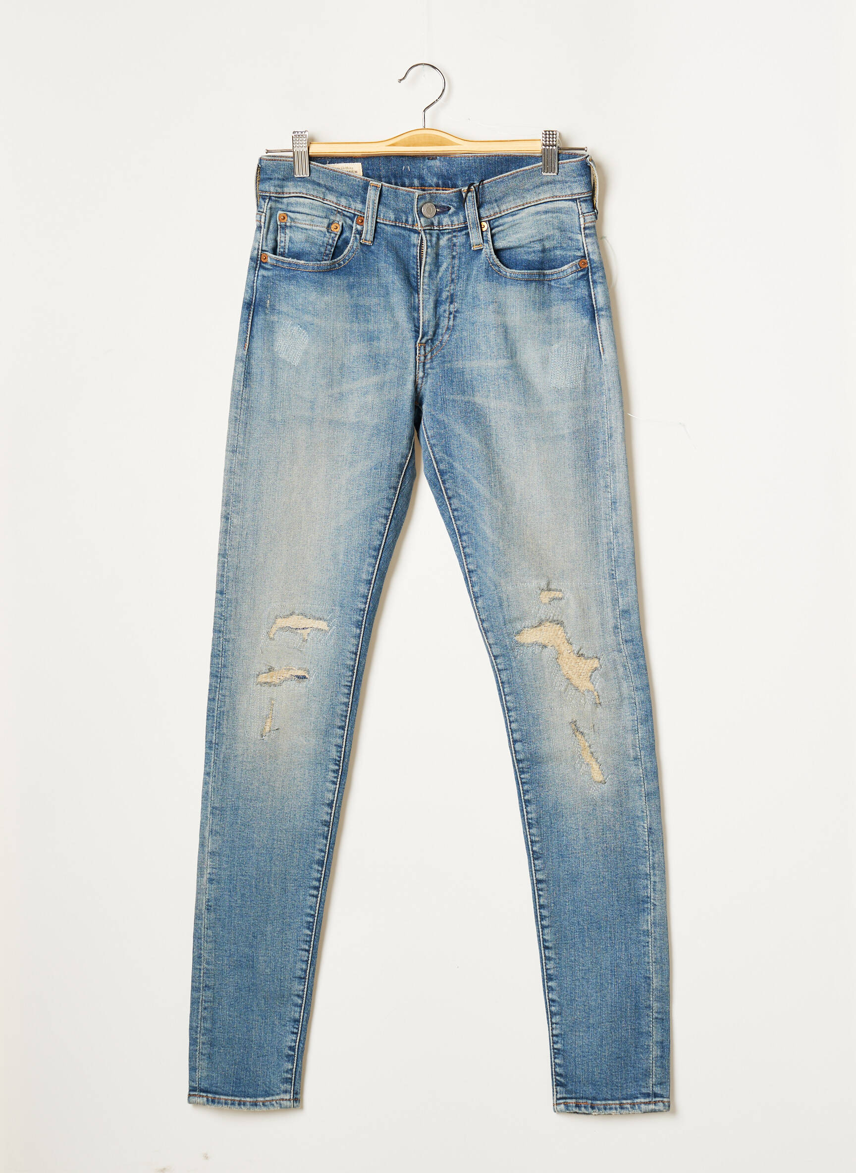 Levis Jeans Skinny Femme couleur bleu