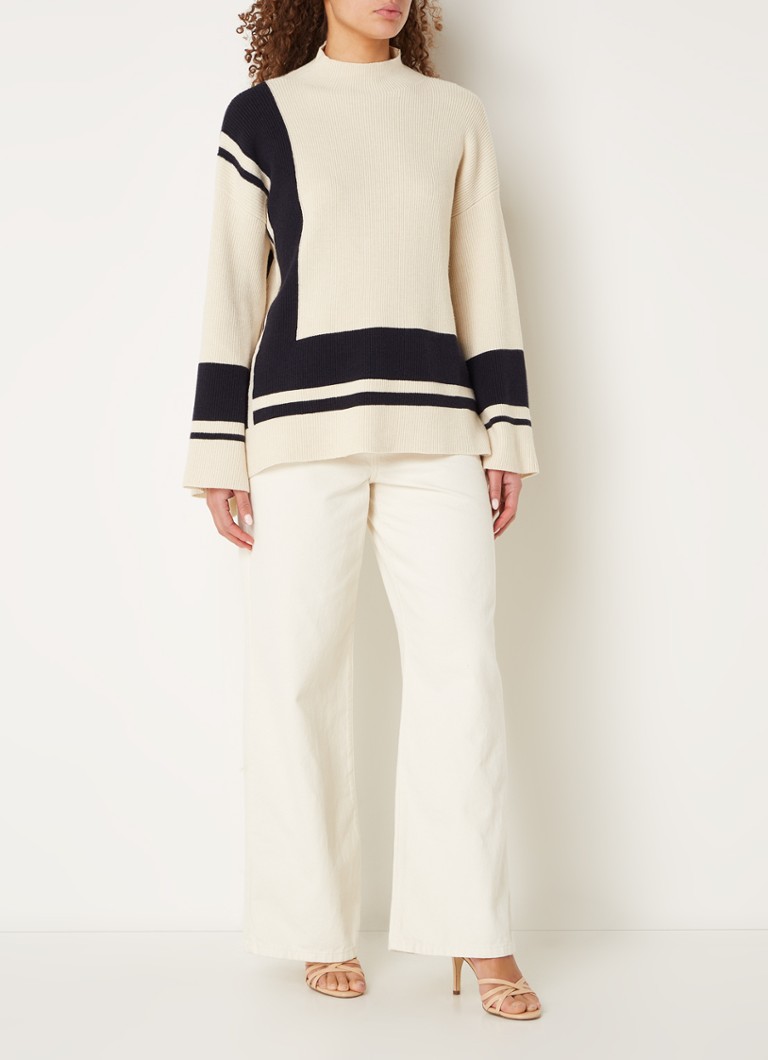 Pulover cu guler înalt Kayleigh Chunky Tricot de la Phase Eight