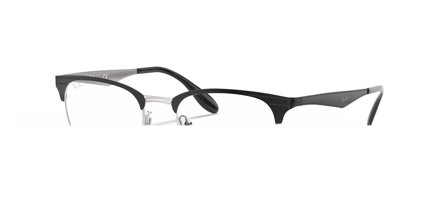 RB6346 OPTICS - Negru lucios pe argintiu