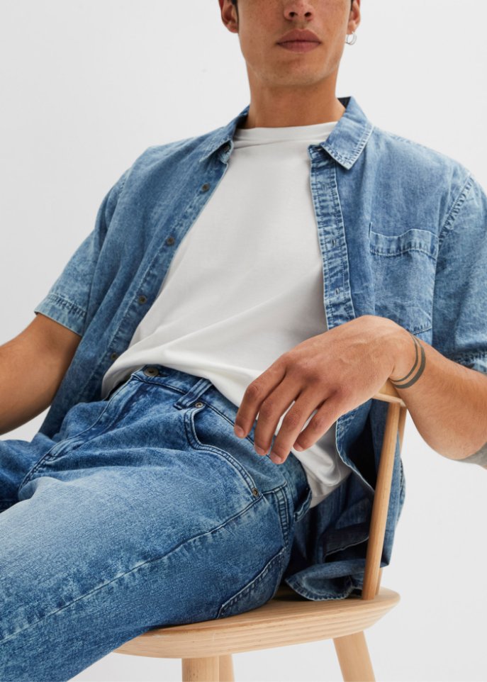 Regular Fit Stretch-Jeans, Straight
