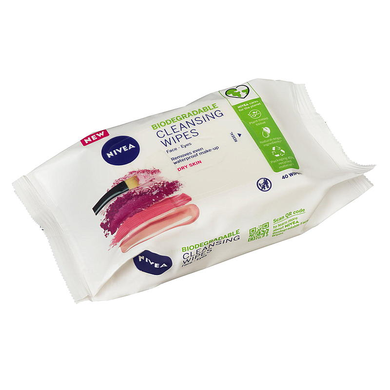 Nivea Cleansiong wipes 40-pk Dry skin Gentle Nivea