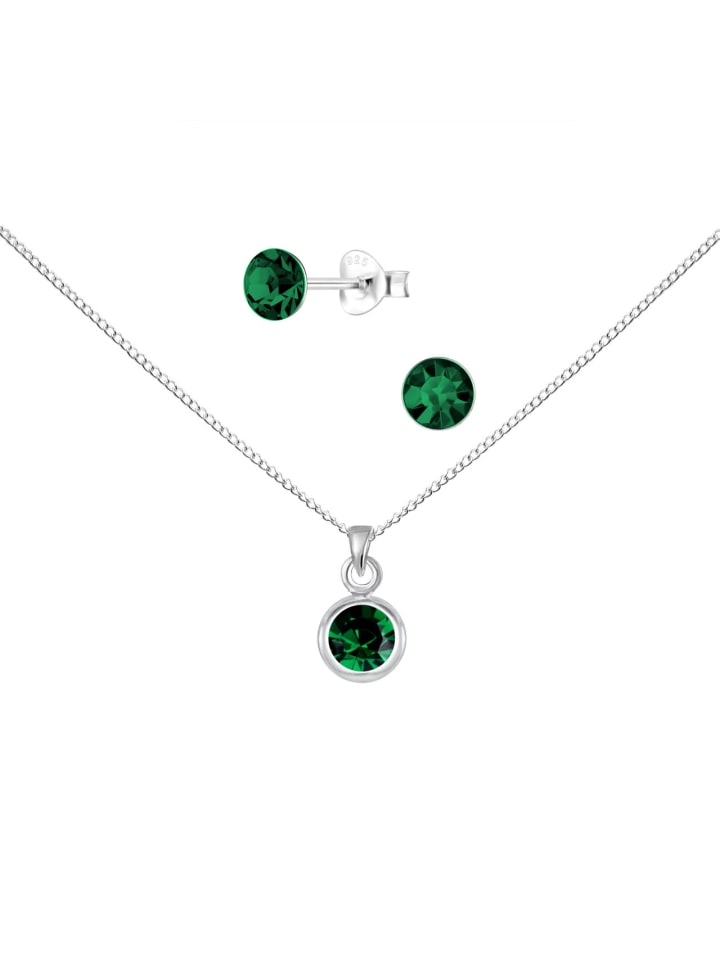 Alexander York Schmuckset SOLITÄR in 925 Sterling Silber, 4-tlg. günstig kaufen onesize