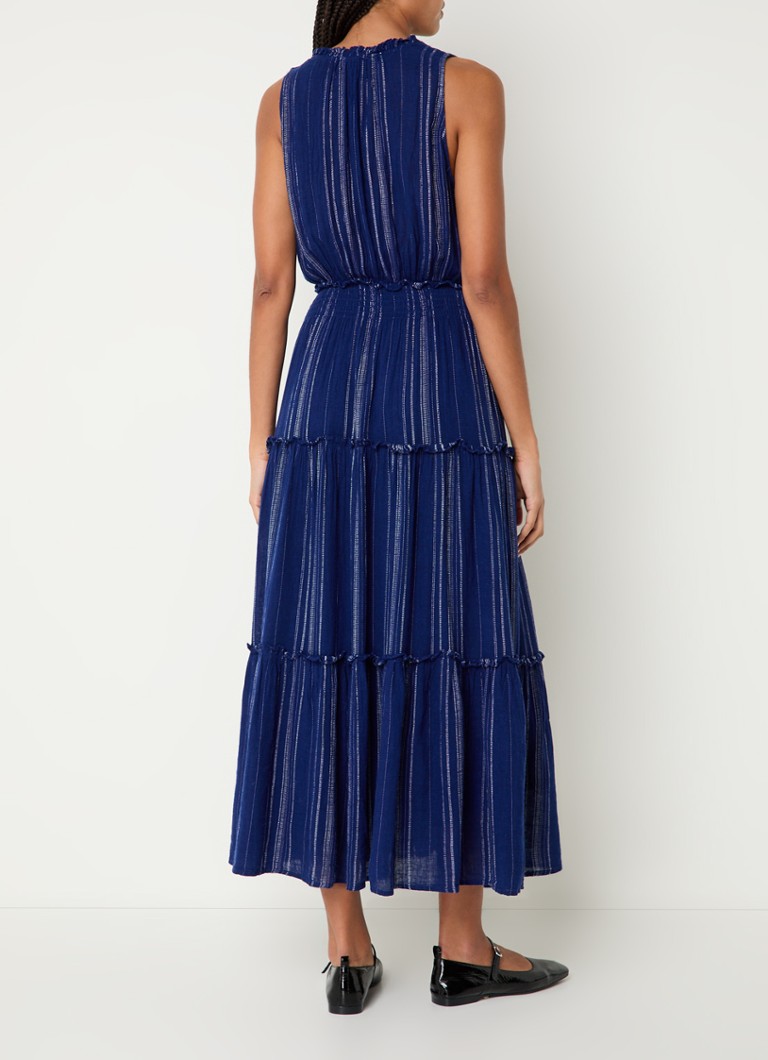 Rails Loulou Maxikleid aus Leinenmischung mit Streifenmuster