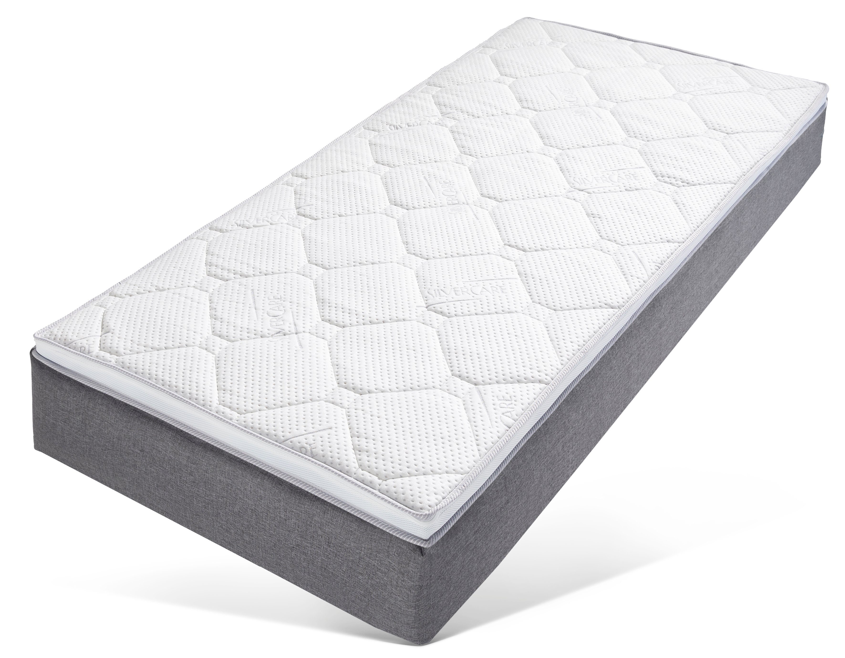 Topper Dream Protect Soft, Beco, 8 cm hoch, Gelschaum, Mehr Hygiene durch antibakterielle Silber-Ausrüstung im Bezug