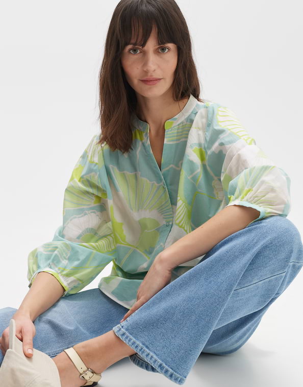 Printbluse Faomi nature