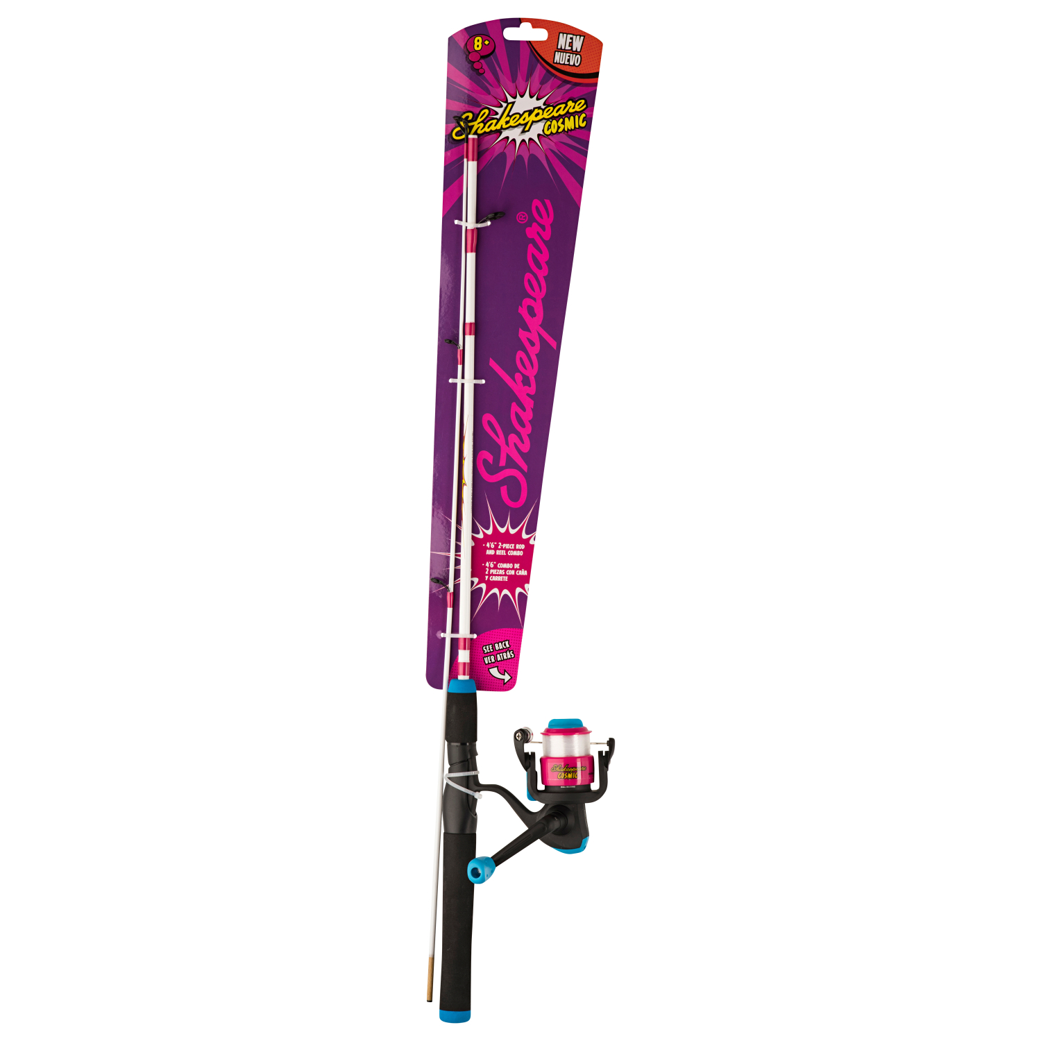 Shakespeare Spinning Combo Cosmic (pink, Stationärrolle)