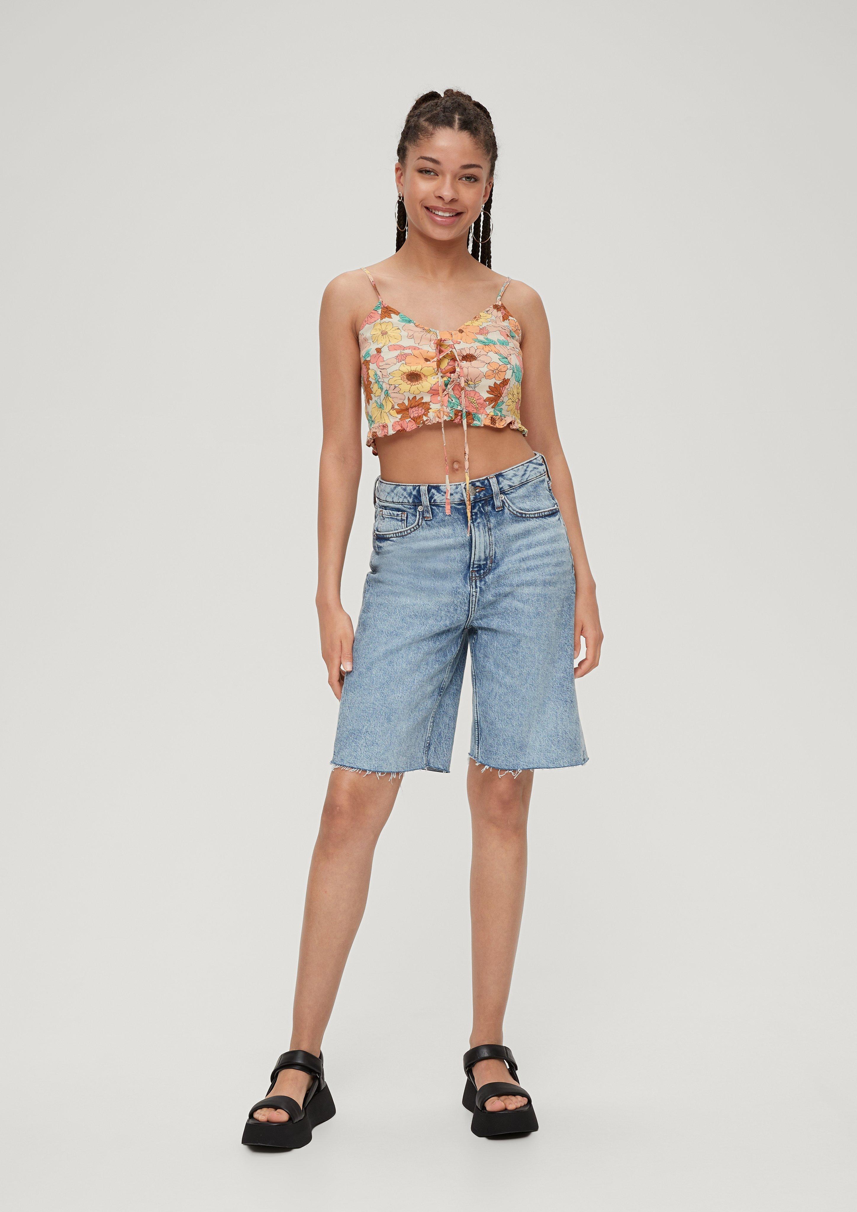 Crop Bluse aus Baumwolle  2130810-08A0