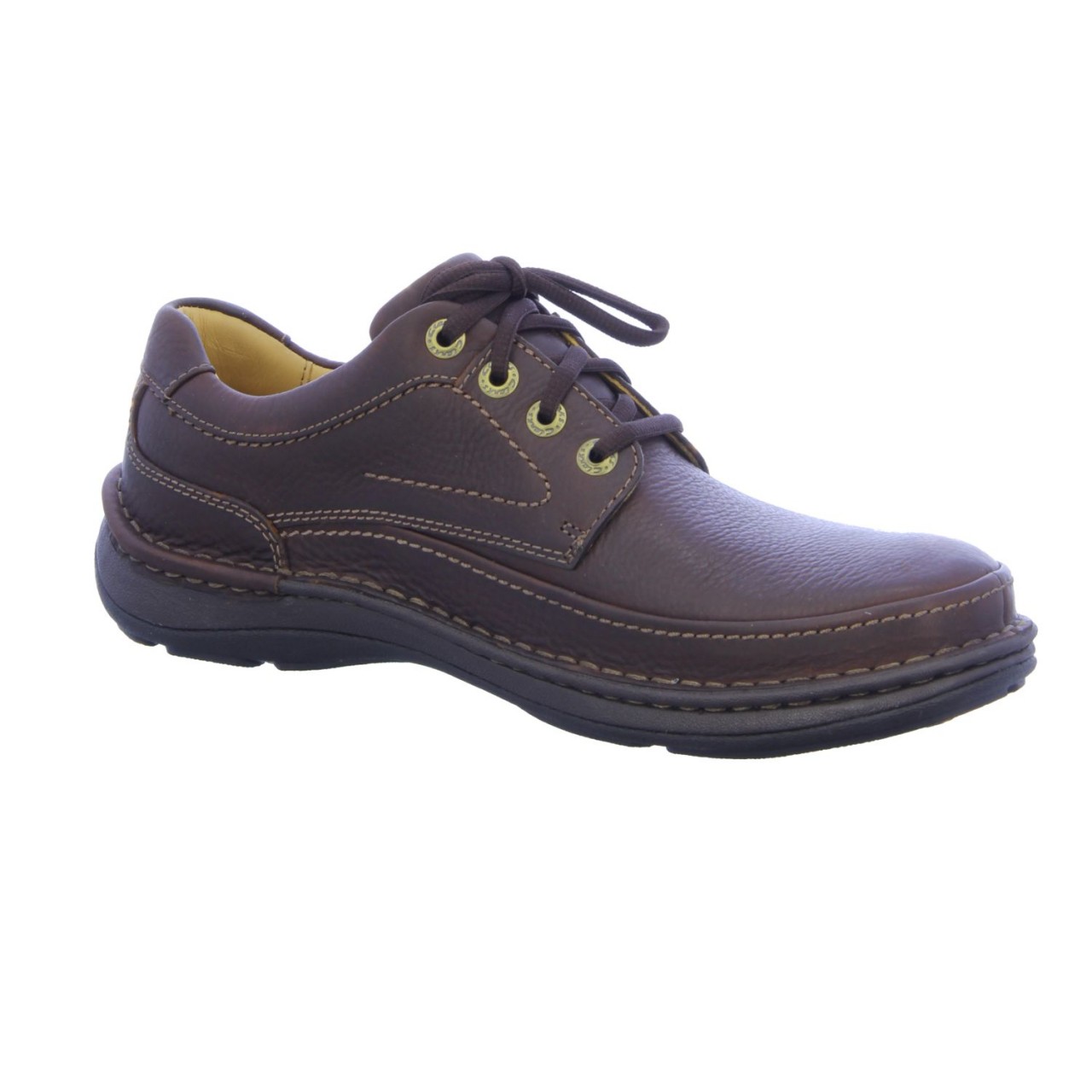 CLARKS Komfort Schnürer braun Nature three